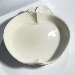 Vintage Porcelain Apple Pie Plate Holiday Baking Dish Hill Design 10 inch 1994